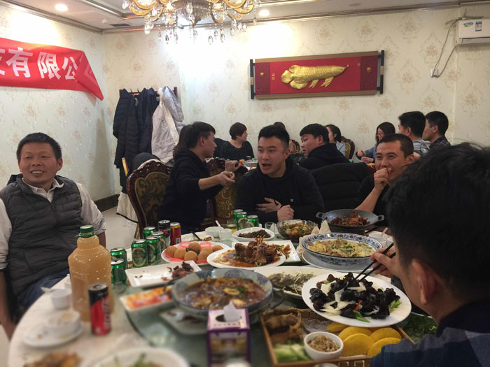 賽尚遮陽2019年春節放假前聚餐活動