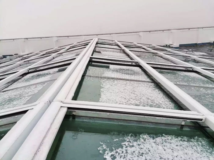 天津職業大學圖書館電動天幕項目