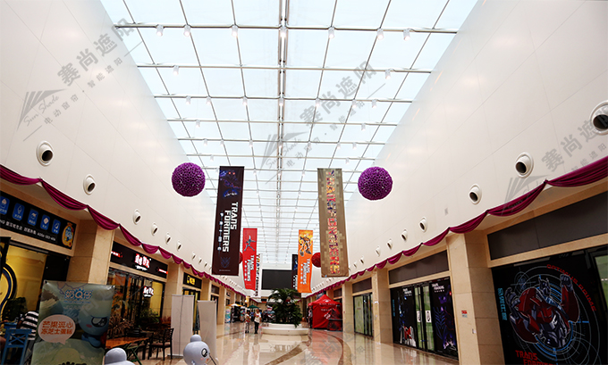 FSS電動天棚簾實景圖