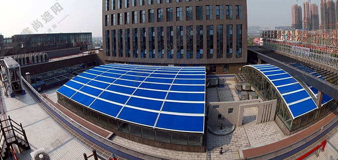 圖三：電動天幕案例圖 