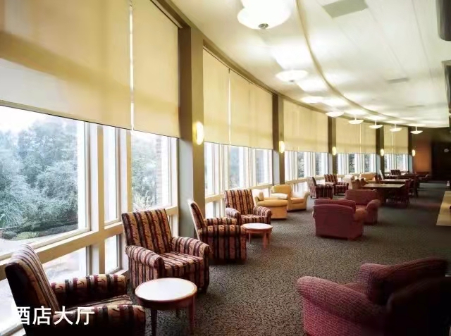 酒店大廳卷簾實景圖