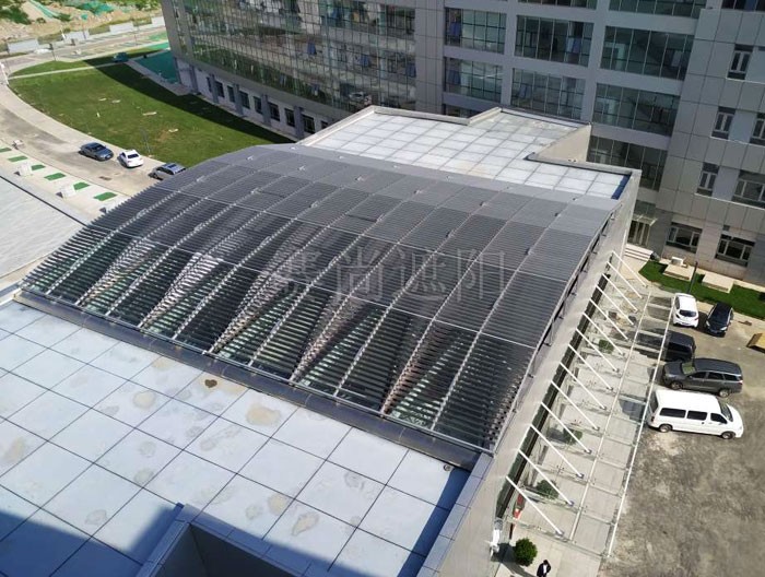 北京終端管制中心采光頂遮陽工程實景效果